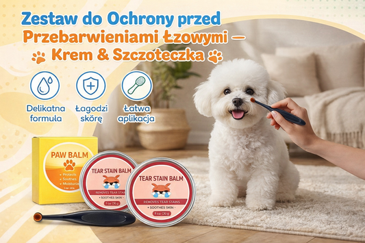 Zestaw Balsamów Do Usuwania I Ochrony Plam Łzowych U Zwierząt